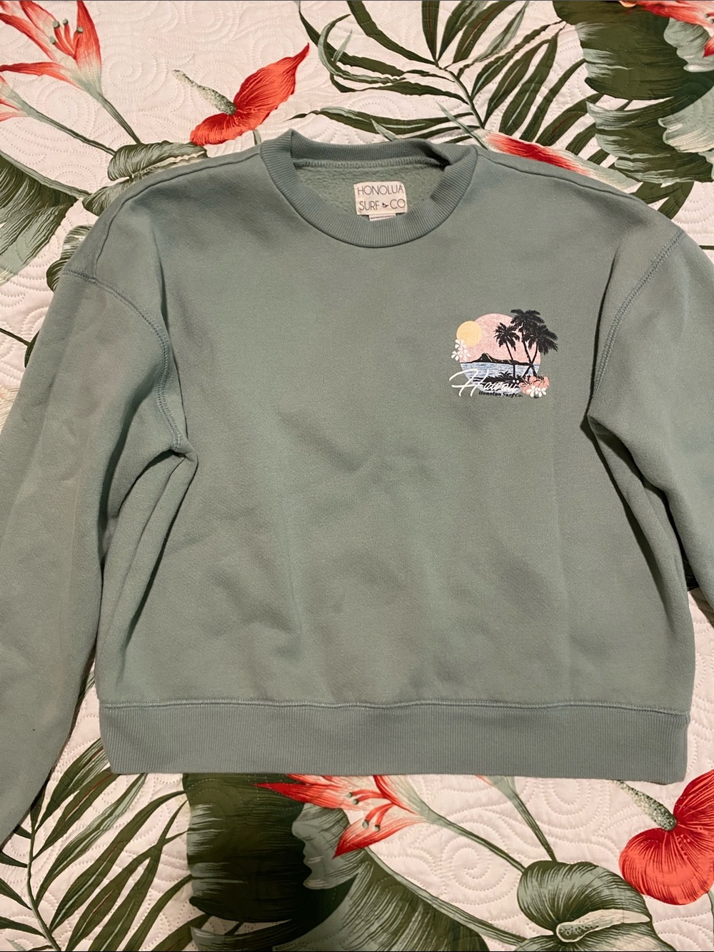 Honolua Surf & Co. Women's Sage Crewneck Sweatshirt